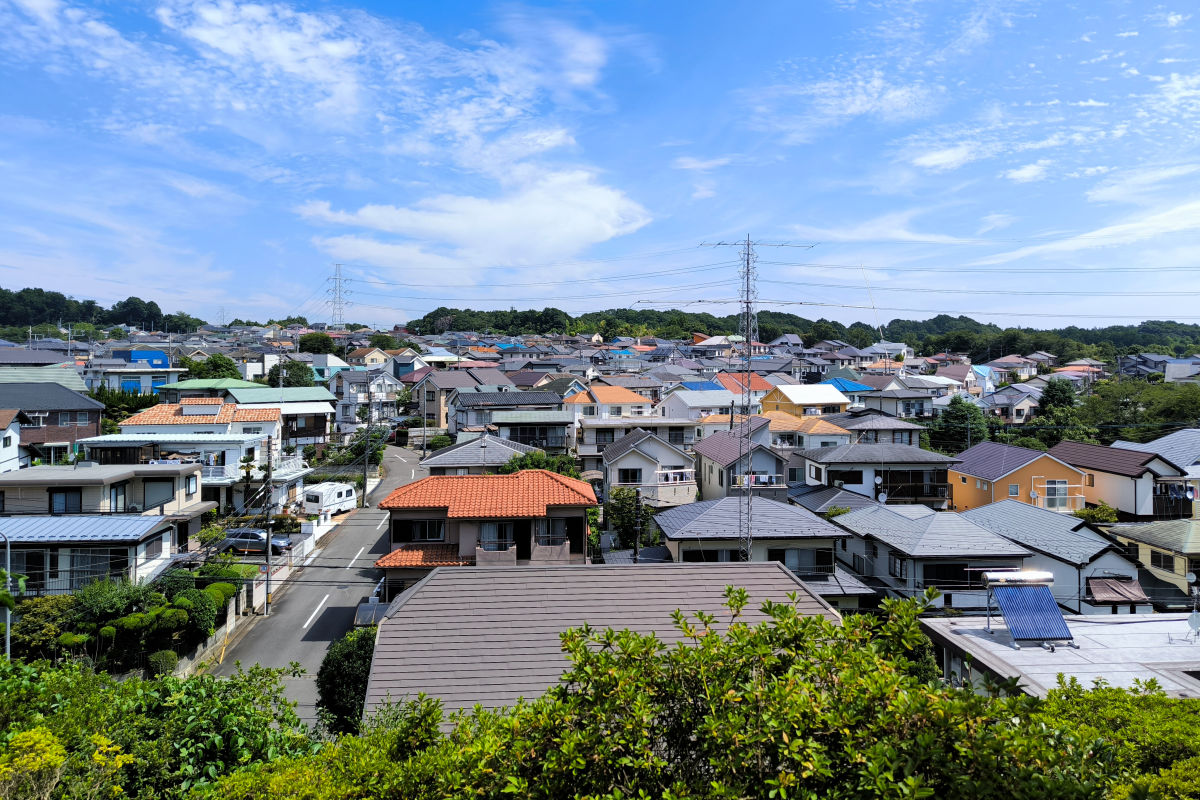 新興住宅地の写真です